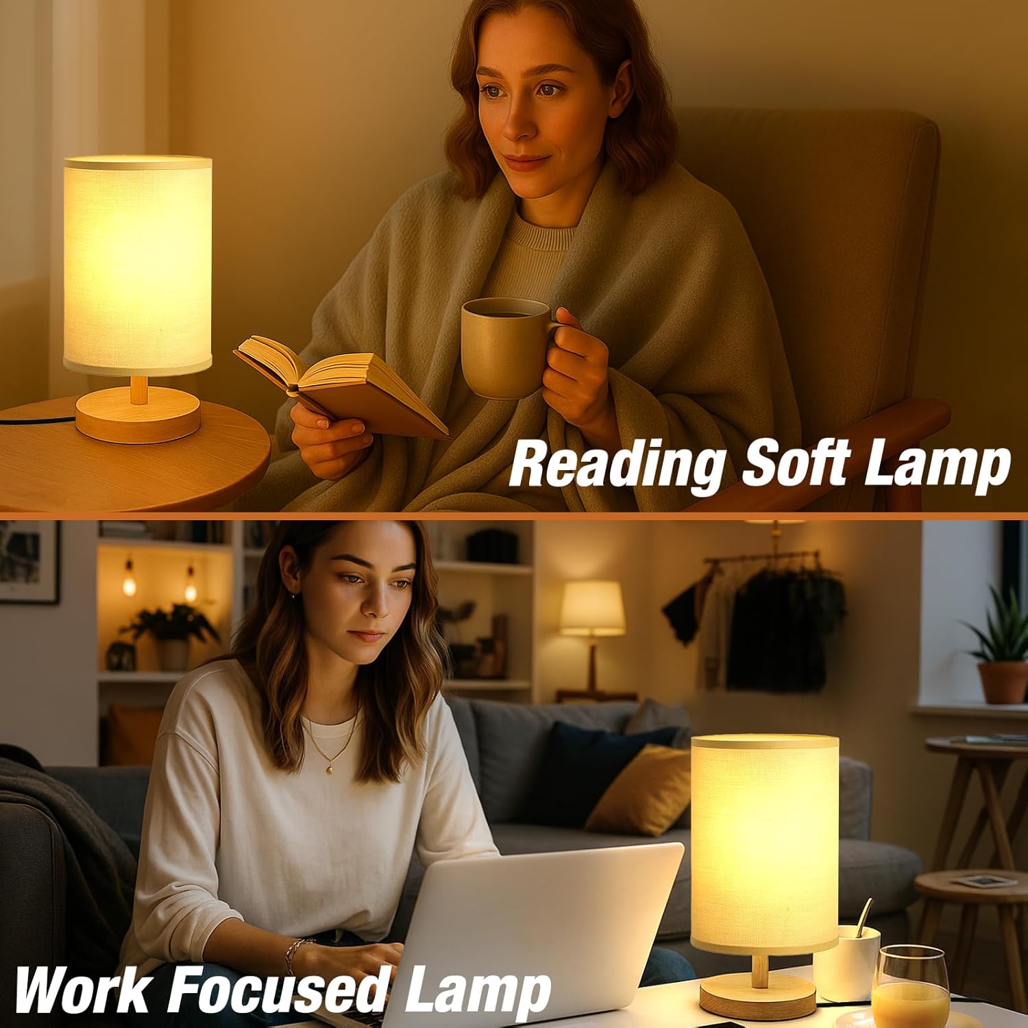 Modern Fabric Table Lamp