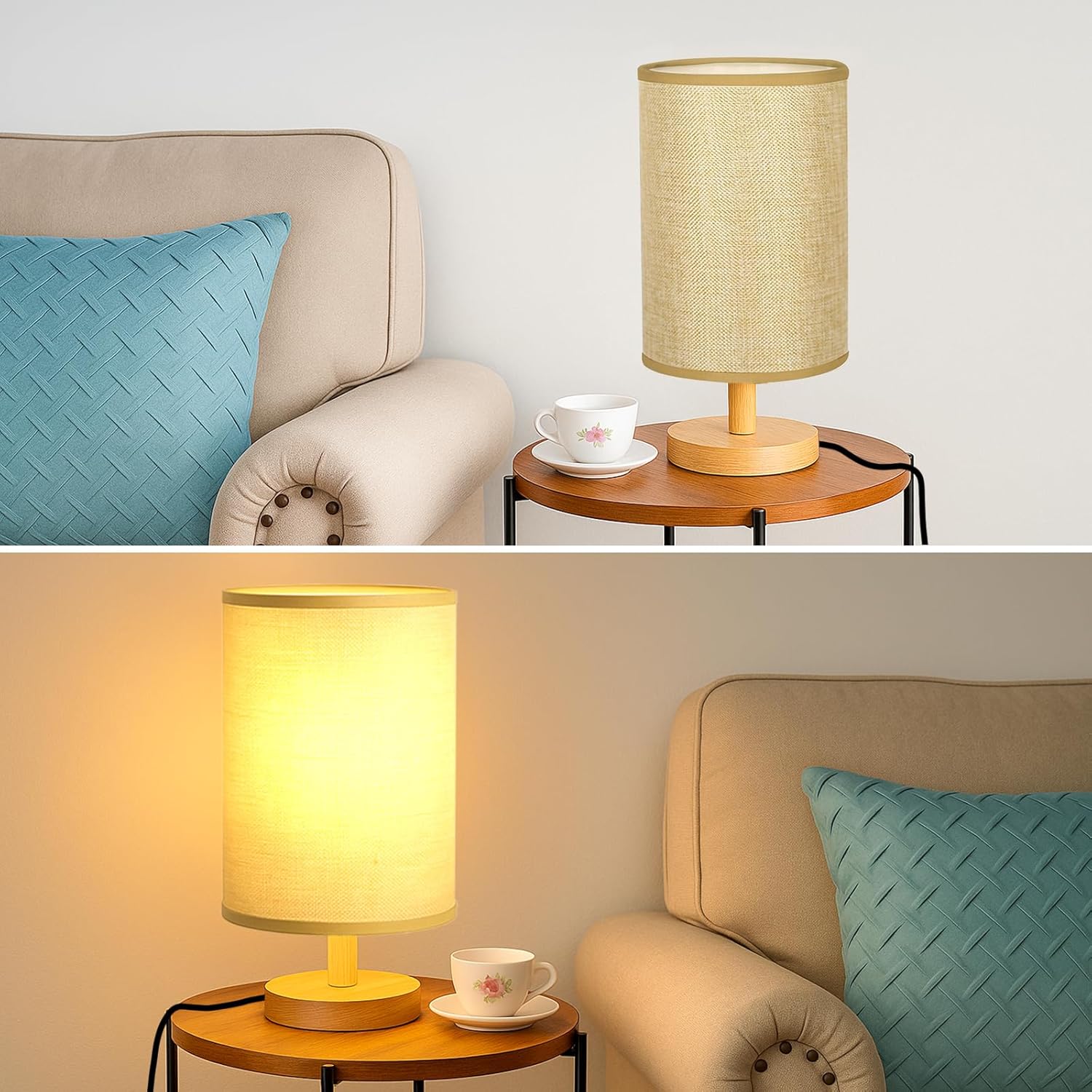 Modern Fabric Table Lamp