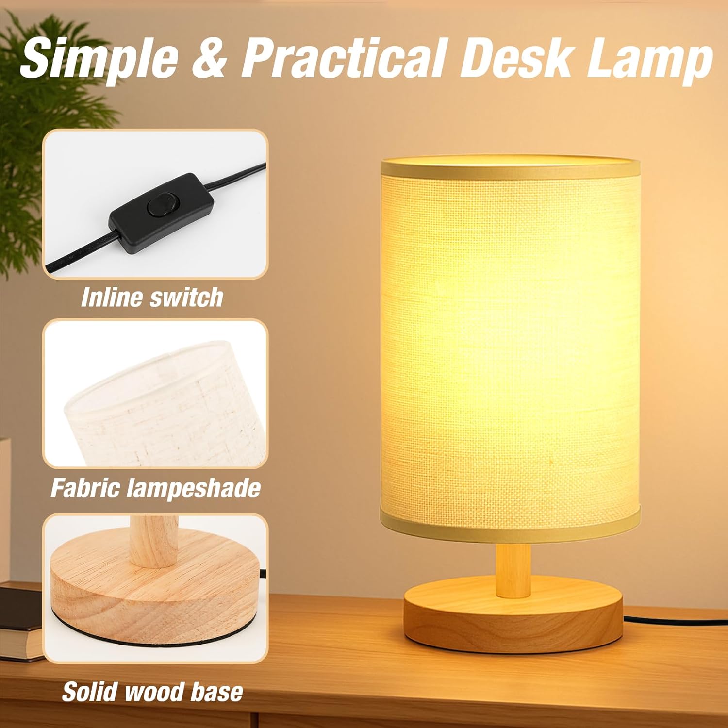 Modern Fabric Table Lamp
